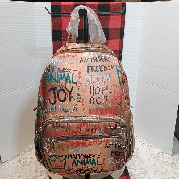 Alba Handbags - Alba Graffiti Backpack - NWT